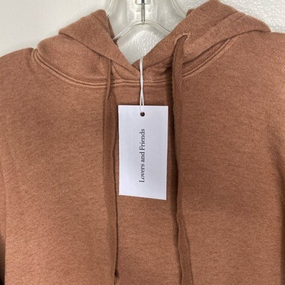 New Lovers + Friends Oversized Hoodie Mocha Nude medium - Picture 3 of 7